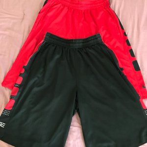 Nike Dri-FIT Elite Shorts in University Red/Black (L) 2 For $20